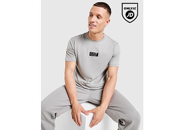 EA7 Emporio Armani Carbon Logo T-Shirt grey