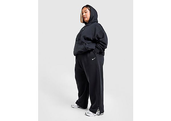 Nike Plus Size Phoenix Wide Leg Joggers black