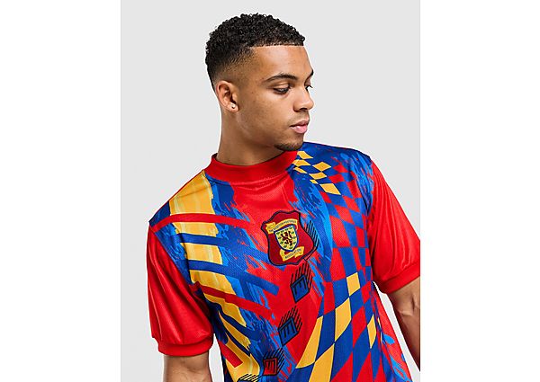 Score Draw Scotland \'96 Retro Goalkeeper Away Shirt red