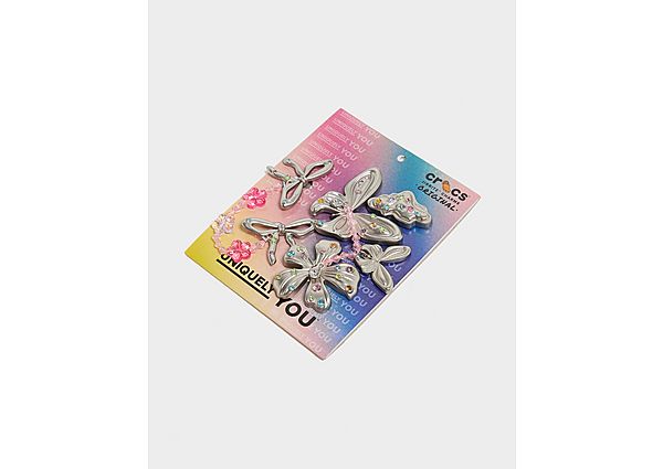 Crocs 5-Pack Silver Fantasy Jibbitz Charms grey