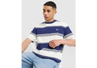 Fred Perry Heavy Striped T-Shirt white
