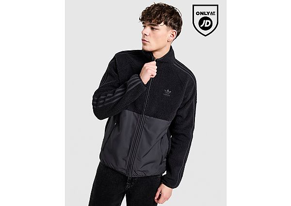 adidas Originals Sherpa Full Zip Fleece black