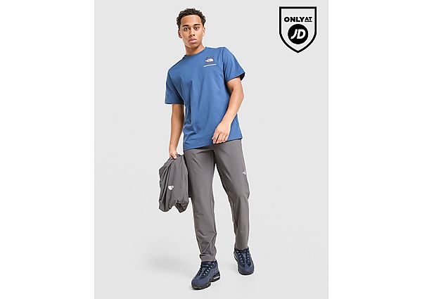 The North Face Fine Box Logo T-Shirt blue