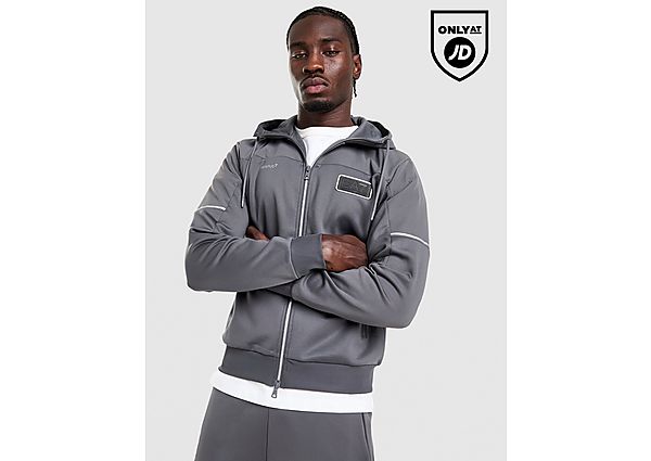 EA7 Emporio Armani Natural VENTUS7 Full Zip Hoodie grey