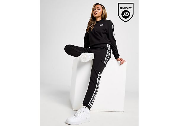 EA7 Emporio Armani Ventus Cargo Track Pants black