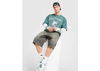 Ed Hardy Layered Long Sleeve Skull T-Shirt green
