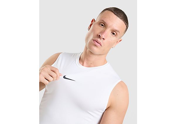 Nike Pro Compression Vest white