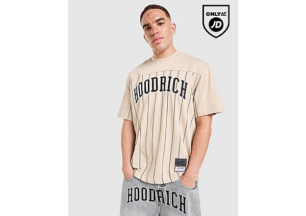 Hoodrich Varsity Stripe T-Shirt Beige