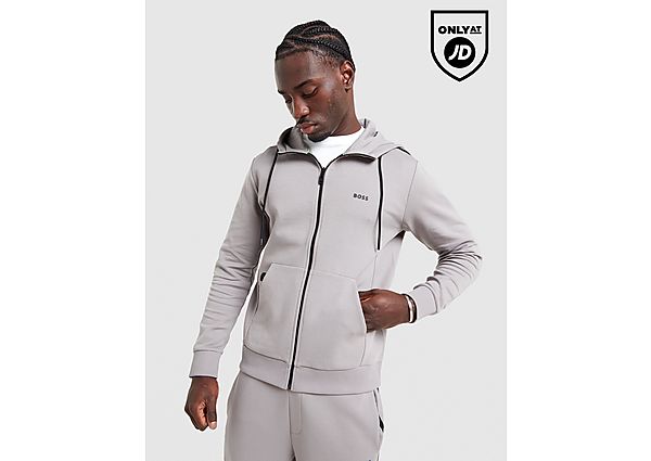 BOSS Saggy Full Zip Hoodie grey