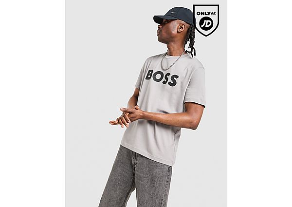 BOSS Large Logo T-Shirt grey