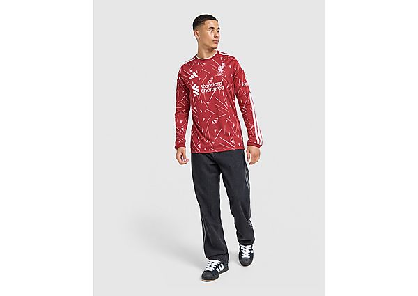 adidas Liverpool FC 2026/27 Long Sleeve Home Shirt red