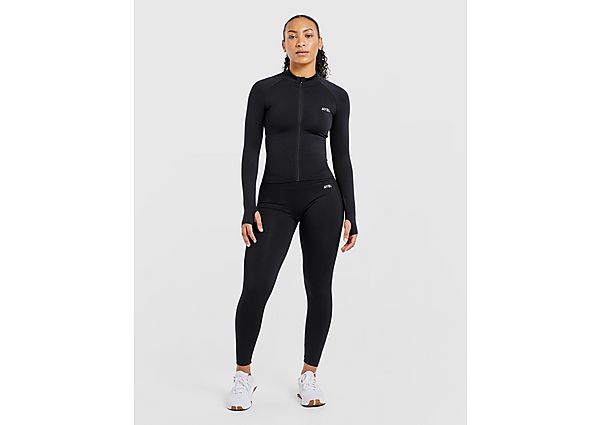AYBL Empower Seamless Full Zip Top black