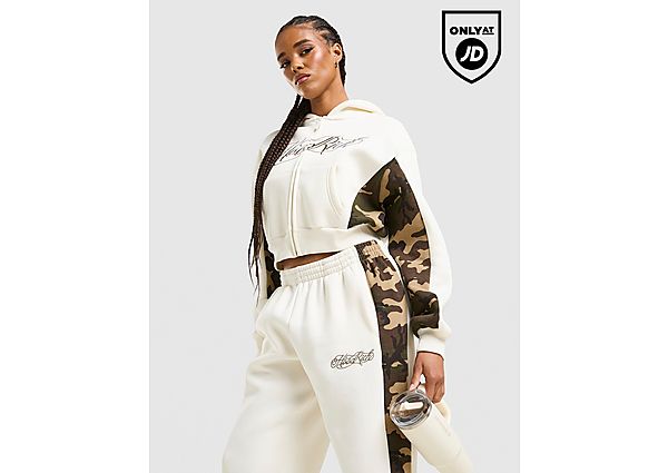 Hoodrich Field Camo Full Zip Hoodie brown