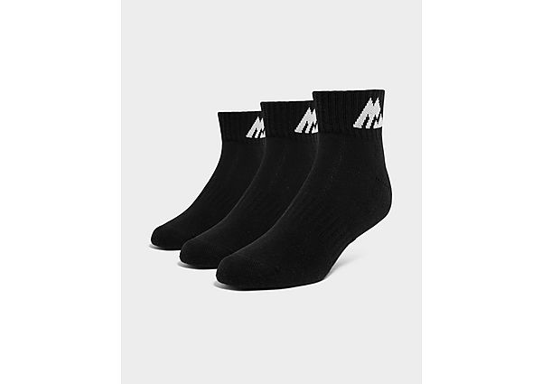 MONTIREX 3-Pack Ankle Socks black