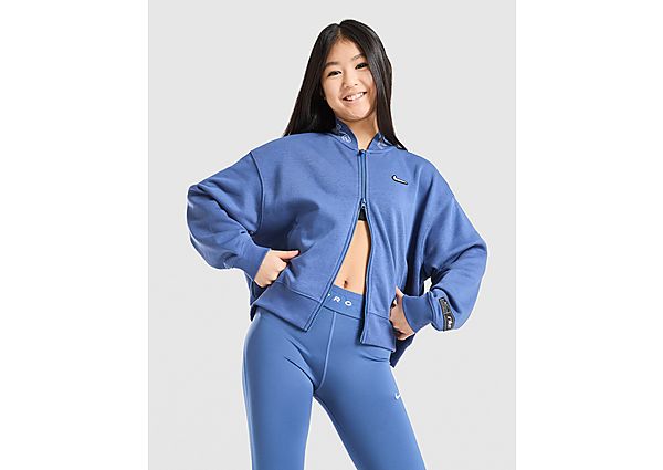 Nike Girls\' Dri-FIT Bomber Jacket blue