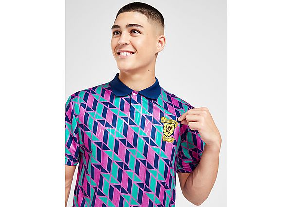 Score Draw Scotland \'90 Fourth Retro Shirt Multi Coloured