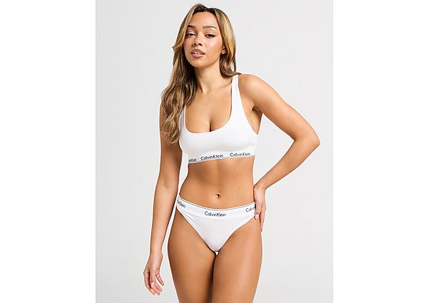 Calvin Klein Underwear Modern Cotton Thong white