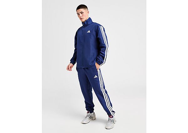adidas Woven 3-Stripes Tracksuit blue