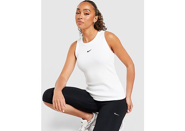 Nike Ribbed Tank Top white