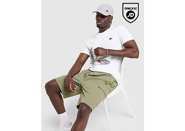 Lacoste Woven Cargo Shorts green