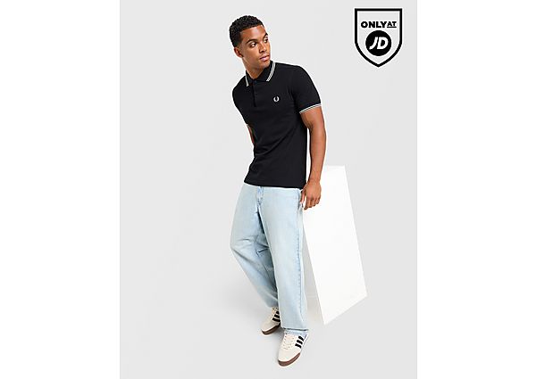 Fred Perry Twin Tipped Polo Shirt black