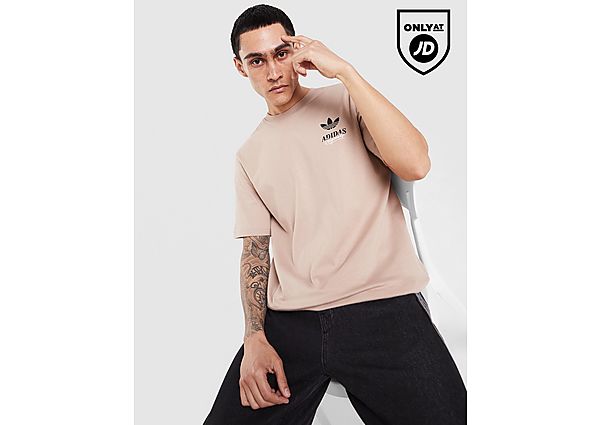 adidas Originals Logo T-Shirt brown