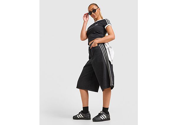 adidas Originals 3-stripes Denim Jorts black
