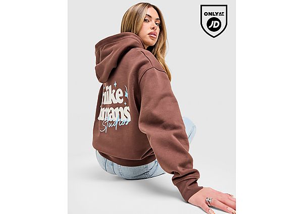 Unlike Humans Studio Overhead Hoodie brown