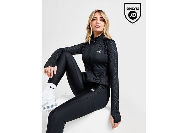 Under Armour Emblem All Over Print Full Zip Top black