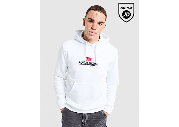 Napapijri Bory Logo Hoodie white