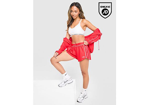 Under Armour Waistband Piping Woven Shorts red