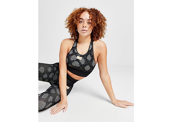 EA7 Emporio Armani Snake Seamless Sports Bra black