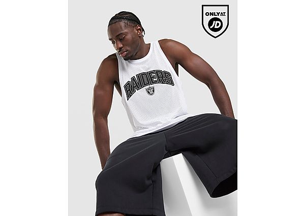 New Era LA Raiders Baseball Vest white