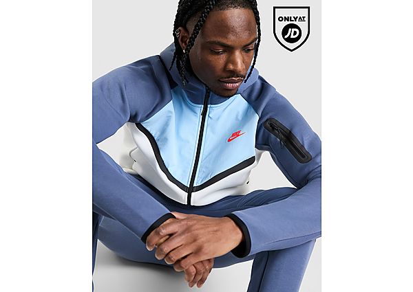 Nike Tech Mix Full Zip Hoodie white