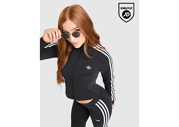 adidas Originals Slim 3-Stripes Track Top black