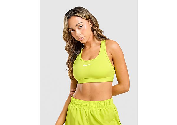 Nike Training Swoosh Medium Support Sports Bra green