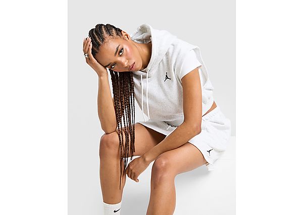 Jordan Brooklyn Fleece Sleeveless Hoodie grey