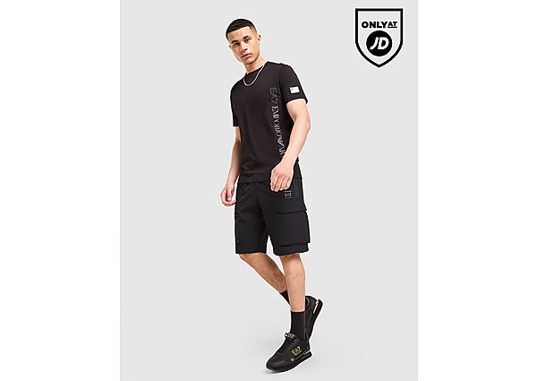 EA7 Emporio Armani Badge Vertical T-Shirt black