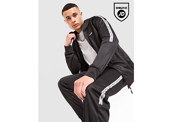 McKenzie Fade Poly Full Zip Hoodie black