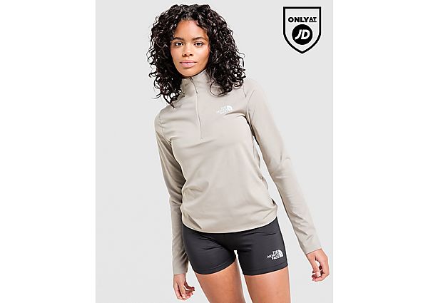 The North Face Tech 1/4 Zip Top brown