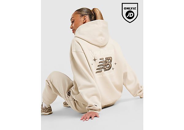 New Balance Chrome Overhead Hoodie brown