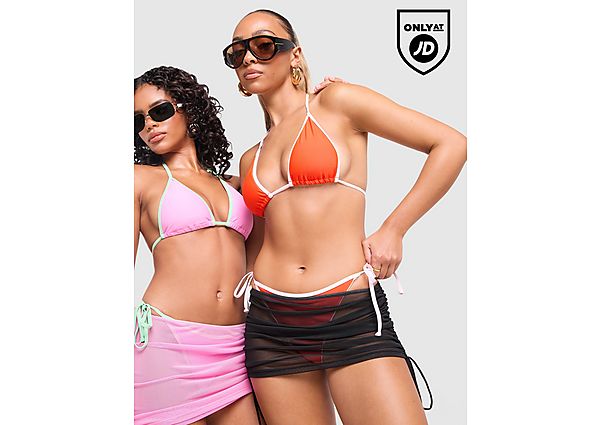 Unlike Humans Mesh Skirt black