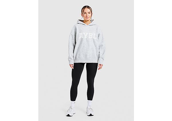 AYBL Varsity Knitted Overhead Hoodie grey
