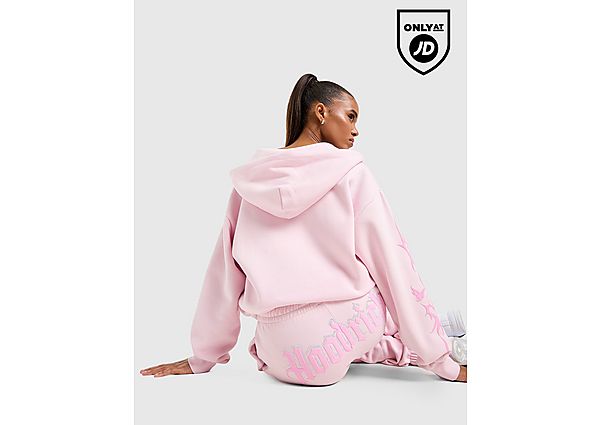 Hoodrich Totum Diamante Oversized Joggers pink