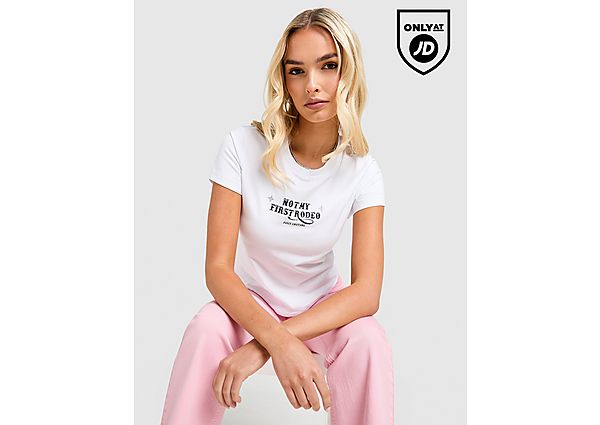 JUICY COUTURE Rodeo Diamante Baby T-Shirt white