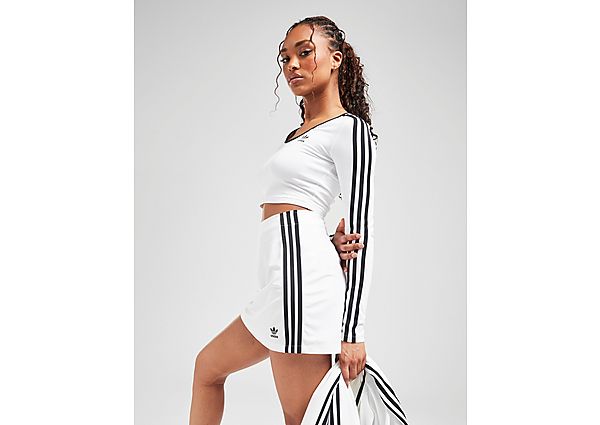 adidas Originals 3-Stripes Mini Skirt white