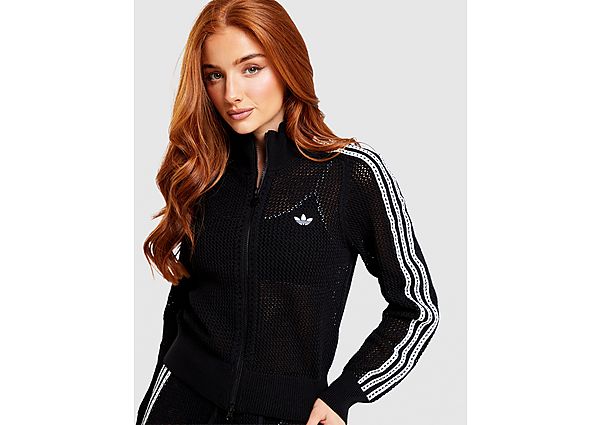 adidas Originals Crochet Track Top black