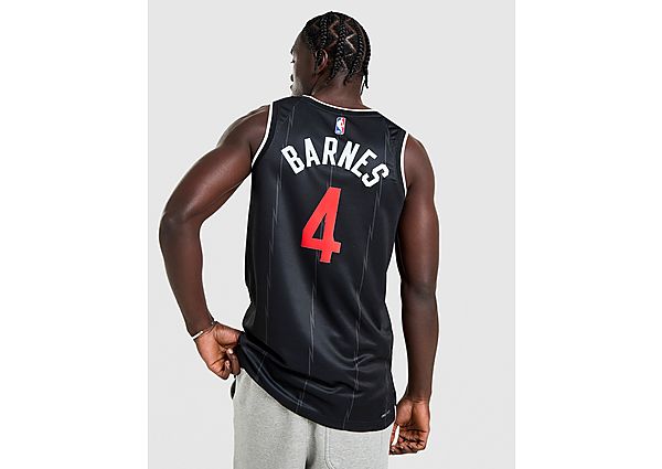 Nike NBA Toronto Raptors Barnes #4 City Edition Jersey black