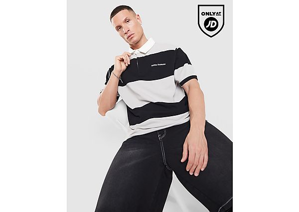 Unlike Humans Jewel Polo Shirt black