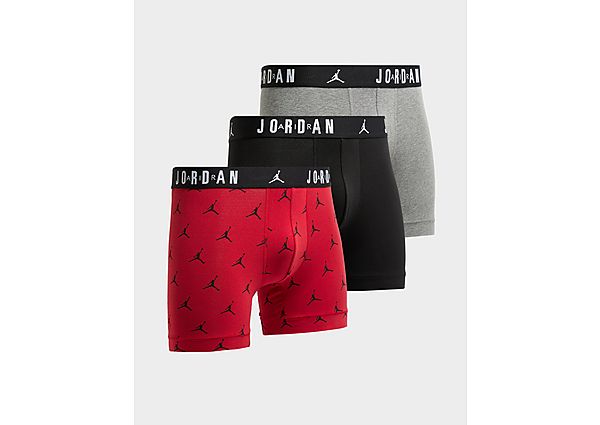 Jordan 3-Pack Flight All Over Print Boxers red